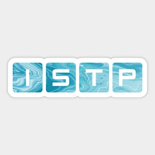 ISTP Blue Blocks Sticker